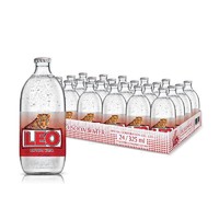 PLUS会员：LEO 力欧泰国原装进口气泡苏打水玻璃瓶装325ml*24瓶