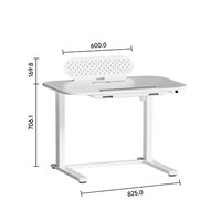 新品发售：酷可立 电动学习桌 Grow系列 白色 手动款方形桌腿