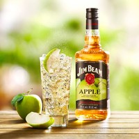 JIM BEAM 金宾 宾三得利金宾美国进口洋酒波本威士忌力娇酒苹果味700ml