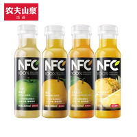NONGFU SPRING 农夫山泉 果汁NFC冷藏饮料100%鲜榨果汁低温多口味选择300ml 凤梨6瓶