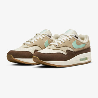 耐克（NIKE）Air Max 1 Premium 2时尚拼接潮流缓震气垫男女同款跑步鞋 棕色/Medium Brown M3.5/W5/标准35