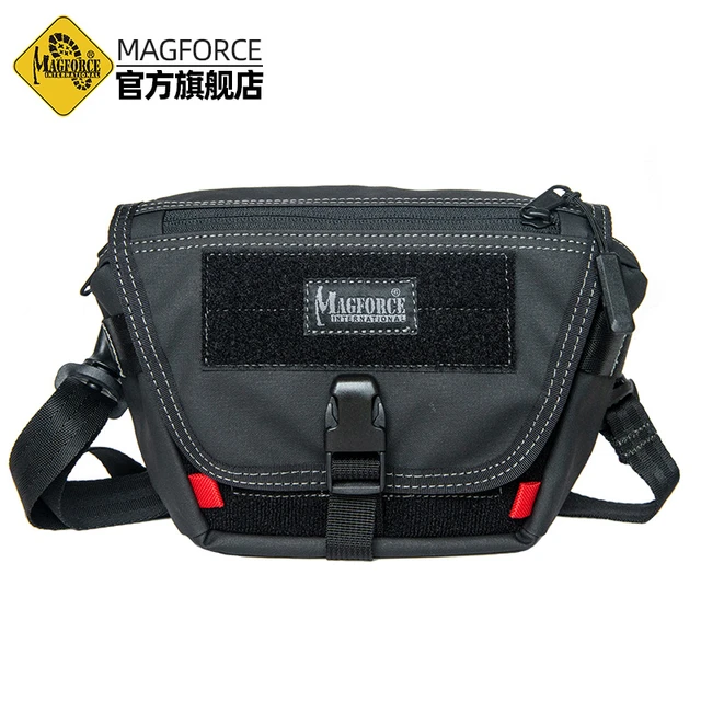 MAGFORCE麦格霍斯运动斜挎包迷你摸鱼包男女潮胸包单肩包小号腰包