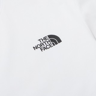 北面 中性短袖T恤 白色 NT7UP47B-WHT