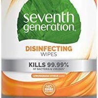 seventh generation 七世代 杀毒多表面湿巾，植物杀毒剂，70 片，6盒