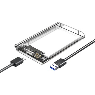 yeston 盈通 KT25 2.5英寸透明移动硬盘盒 USB2.0