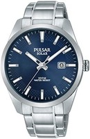 PULSAR Solar 男士手表 不锈钢 带金属表带