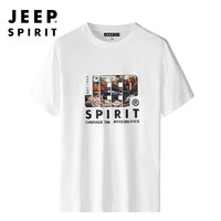 JEEP SPIRIT Jeep吉普短袖T恤男春季新款卫衣韩版休闲体恤打底衫薄款
