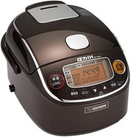 ZOJIRUSHI 象印 NP-RM05-TA 电饭煲，3 Go Pressure，IH 型，极限烹饪，黑色圆形，厚锅，保温，30 小时，棕色