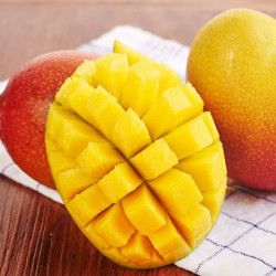惠寻 四川攀枝花吉禄芒果 带箱4.5斤 净重4斤 单果150g  新鲜水果