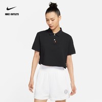 NIKE 耐克 官方OUTLETS The Nike 女子翻领T恤DC3427