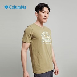 Columbia 哥伦比亚 中性户外透气印花T恤 AE1363