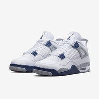 Jordan Air jordan  4 Retro AJ乔4男鞋 白蓝 午夜蓝 潮流 DH69 DH6927-140 44