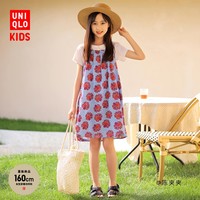 UNIQLO 优衣库 童装/女童(UT)Andy Flowers吊带连衣裙(安迪沃霍尔)461454