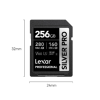 学生专享：Lexar 雷克沙 SILVER PRO 存储卡 128GB（V60、U3、class10）