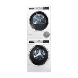 BOSCH 博世 6系列 WGC354B01W+WQC455D00W 热泵式洗烘套装 白色