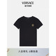  VERSACE 范思哲 23春夏男装美杜莎V领修身T恤黑色5　