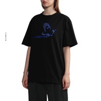 ADER error 女士Logo刺绣饰标签T恤 ADETES0108BXKBKX