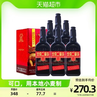 YONGFENG 永丰牌 北京二锅头出口型白酒小方瓶42度黑马500ml