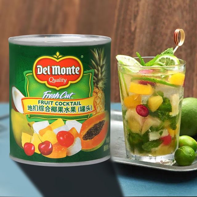 Del Monte 帝门Delmonte综合椰果水果罐头850g即食罐头休闲零食