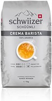Schwiizer Schüümli Crema Barista 全豆咖啡豆（浓度 2/3，优质阿拉比卡咖啡）1 包 x 1 公斤