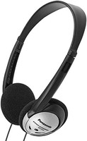 Panasonic 松下 电器 带有XBS RP-HT21的包耳式耳机 轻巧（黑色和银色）