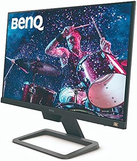 BenQ 明基 EW3270U 32 英寸 4K HDR 视频享受显示器，*，UHD，VA，95% DCI-P3，B.I. Plus 传感器 - 金属灰EW2480