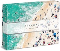 Galison Gray Malin 海边拼图1000 块，27 英寸 x 20 英寸（约68.58 x 50.8厘米