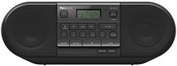 Panasonic 松下 電器 RX-D550 功能強大、便攜且兼容多源的 FM 收音機，帶藍牙、USB、CD，20W - 黑色
