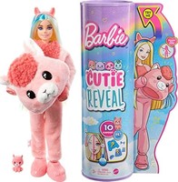 Barbie 芭比娃娃毛绒服装娃娃带 10 个惊喜