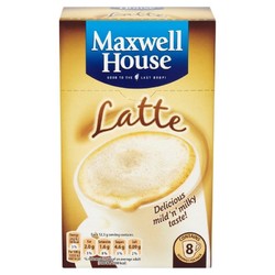 Maxwell House 麦斯威尔 英国原装进口 卡布奇诺咖啡花式泡沫速溶咖啡 8条装 拿铁