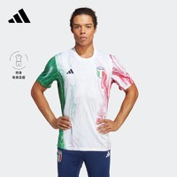 adidas 阿迪达斯 官方男装意大利队速干修身足球运动短袖热身球衣