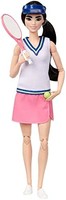 prime会员：Barbie 芭比 娃娃及配饰,职业网球运动员娃娃,带球拍和球