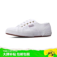 SUPERGA 意大利品牌经典2750女帆布鞋小白鞋S000010_A15 白色 38