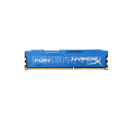 Kingston 金士顿 Fury系列 DDR3 1866MHz 台式机内存 马甲条 蓝色 8GB KHX16C10B1K2/16x