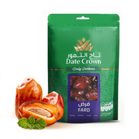 DATE CROWN 皇冠 阿联酋皇冠椰枣 中东进口特级Fard大黑枣免洗水果干250g