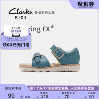 Clarks 其乐 童鞋0-4岁女宝宝夏季防脱轻便牛皮软底儿童凉鞋