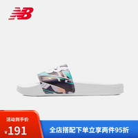 NEW BALANCE NB 女士夏季凉拖舒适轻便休闲沙滩拖鞋200 SWF200GP 36.5 (脚长23cm)