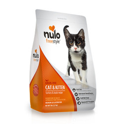 Nulo 美国Nulo诺乐无谷火鸡鸭肉成猫幼猫通用12磅全期猫粮