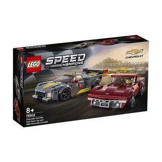 百亿补贴：LEGO 乐高 Speed超级赛车系列 76903 雪佛兰 Corvette C8.R Race Car and 1968 Chevrolet Corvette