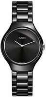 RADO 雷达 真正的黑色陶瓷男式手表 R27238712