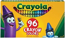 Crayola 绘儿乐 绘画 蜡笔 96色 附带削笔刀 Crayon Colors 520096