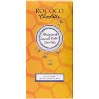柏慧英国进口Rococo Chocolates牛奶黑巧克力香橙海盐伯爵茶节日礼物 蜂巢脆牛奶巧克力 保质期2021.7.23 现货
