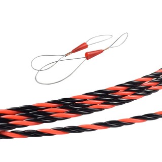 FUWANG 伏旺 电工穿线器 电线网线光纤引线器 穿管器钢丝拉线器 长10米