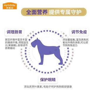 Myfoodie 麦富迪 狗粮 风干牛肉双拼粮 肠胃管理型小型成犬粮2kg