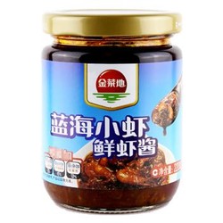 金菜地 蓝海小虾鲜虾酱 拌饭拌面酱下饭菜调料调味品 220g