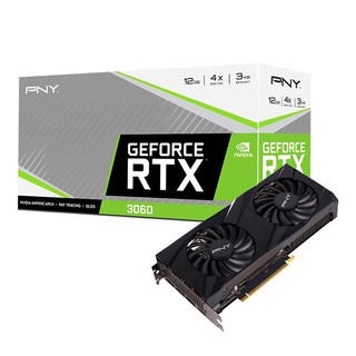 PNY 必恩威 RTX 3060 12G DUAL FAN 显卡 12GB