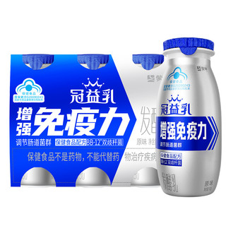 MENGNIU 蒙牛 冠益乳发酵乳健字号免疫力瓶低温奶保健品原味100g*6
