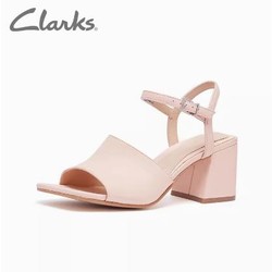 Clarks 其乐 女士粗跟凉鞋 261596954