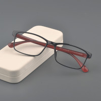 成品近视眼镜网红复古配有度数防蓝光眼睛框男超轻TR90全框眼镜架