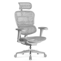 PLUS会员：保友办公家具 金豪B 2代 人体工学电脑椅 银白色 美国网款